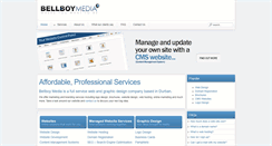 Desktop Screenshot of bellboymedia.co.za